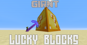 İndir Giant Lucky Blocks için Minecraft 1.12.2