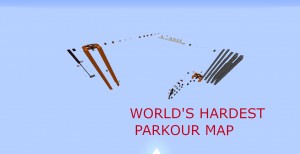 İndir WORLD'S HARDEST PARKOUR MAP! için Minecraft 1.13.1