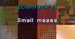 İndir [Liontack's] Small Mazes için Minecraft 1.16.1