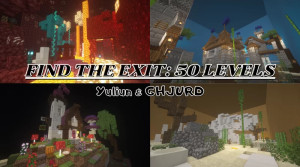 İndir Find The Exit: 50 LEVELS 1.1 için Minecraft 1.16.1