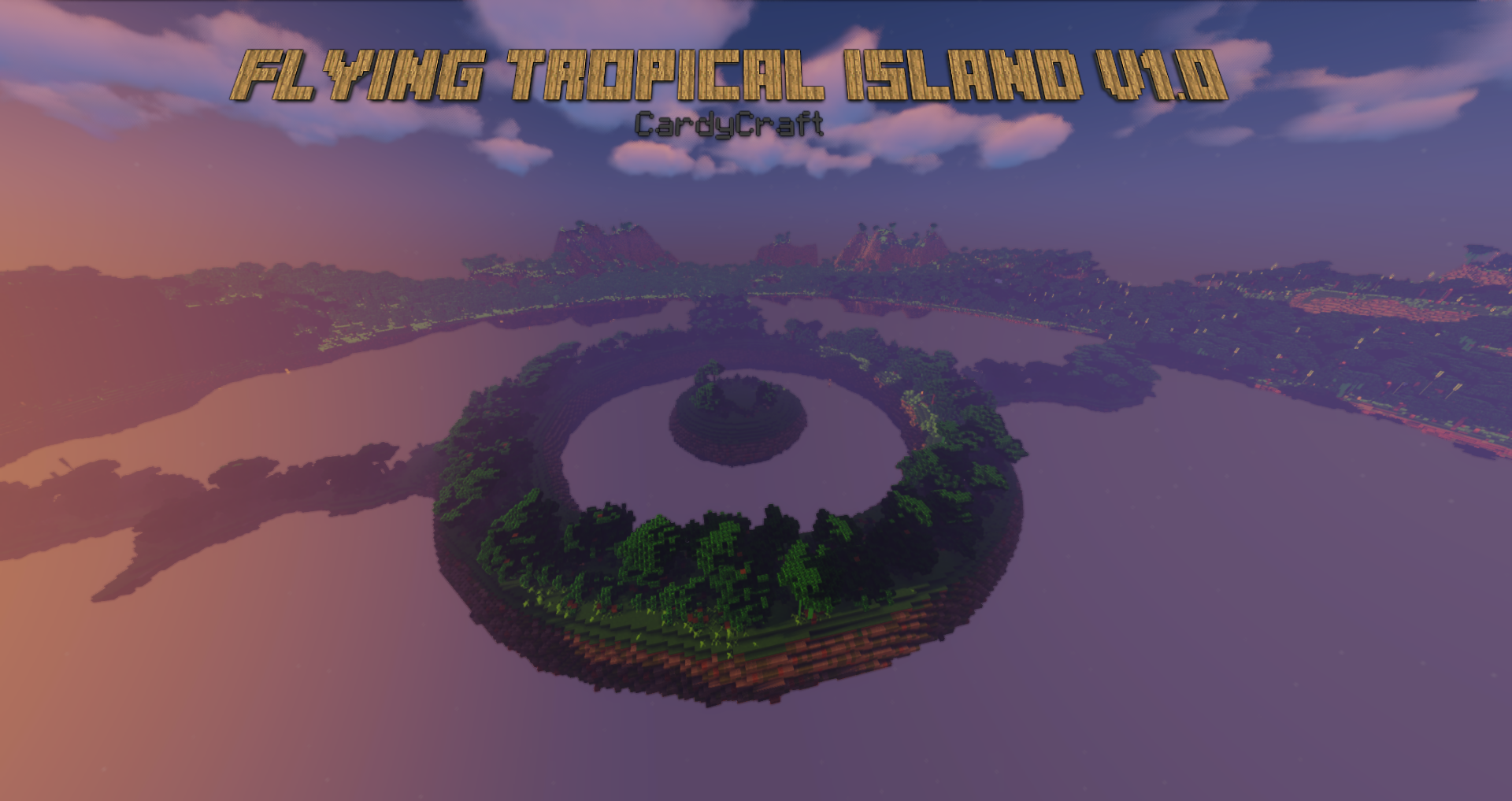 İndir Flying Tropical Island 1.0 için Minecraft 1.19