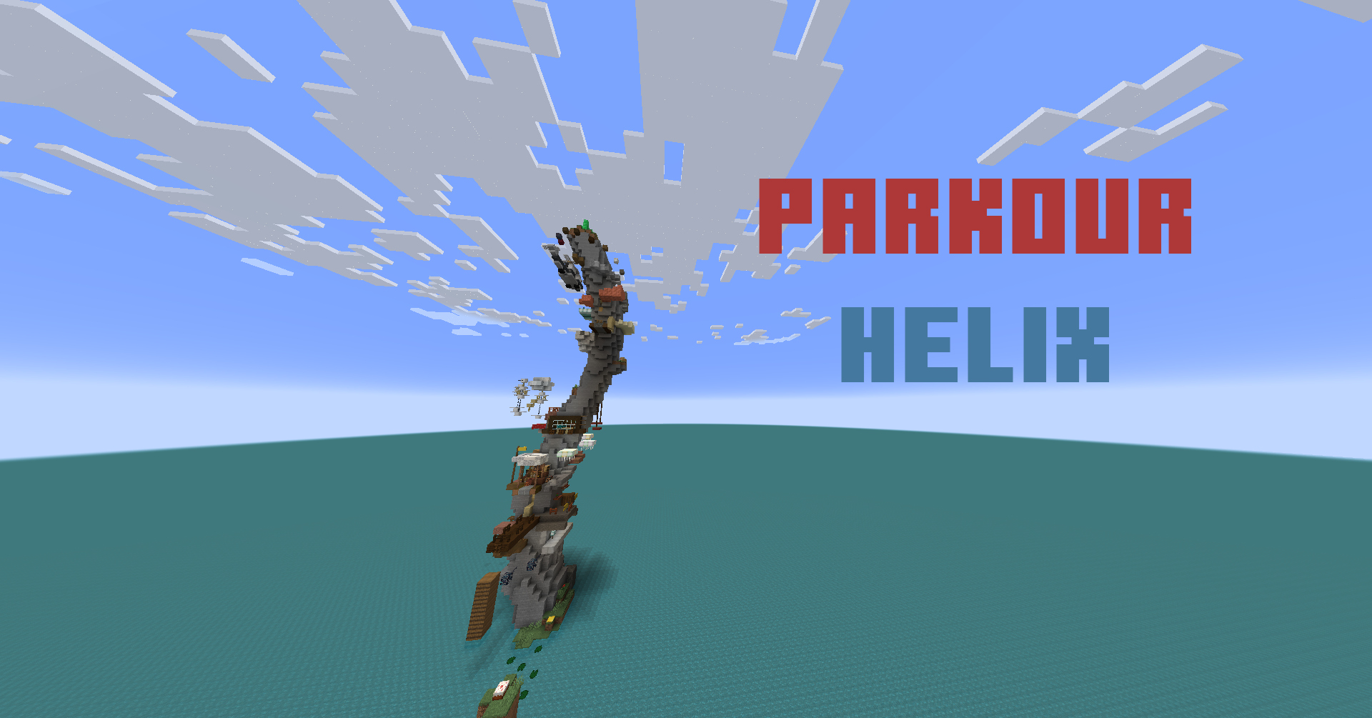 İndir Helix Parkour 1.0.1 için Minecraft 1.19.3