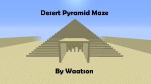 İndir Desert Pyramid Maze için Minecraft 1.8