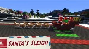 İndir Santa's Sleigh için Minecraft 1.8