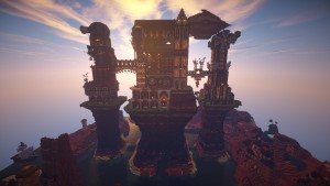 İndir Steampunk Castle için Minecraft 1.7.10