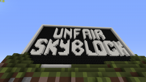 İndir Unfair Skyblock için Minecraft 1.13.2