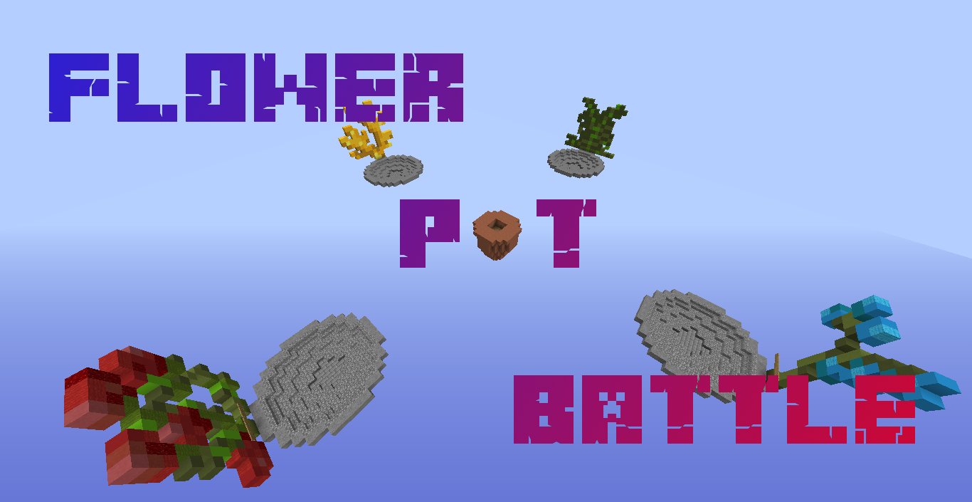 İndir Flower Pot Battle için Minecraft 1.13.2