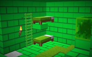 İndir Green Prison Escape için Minecraft 1.12.2