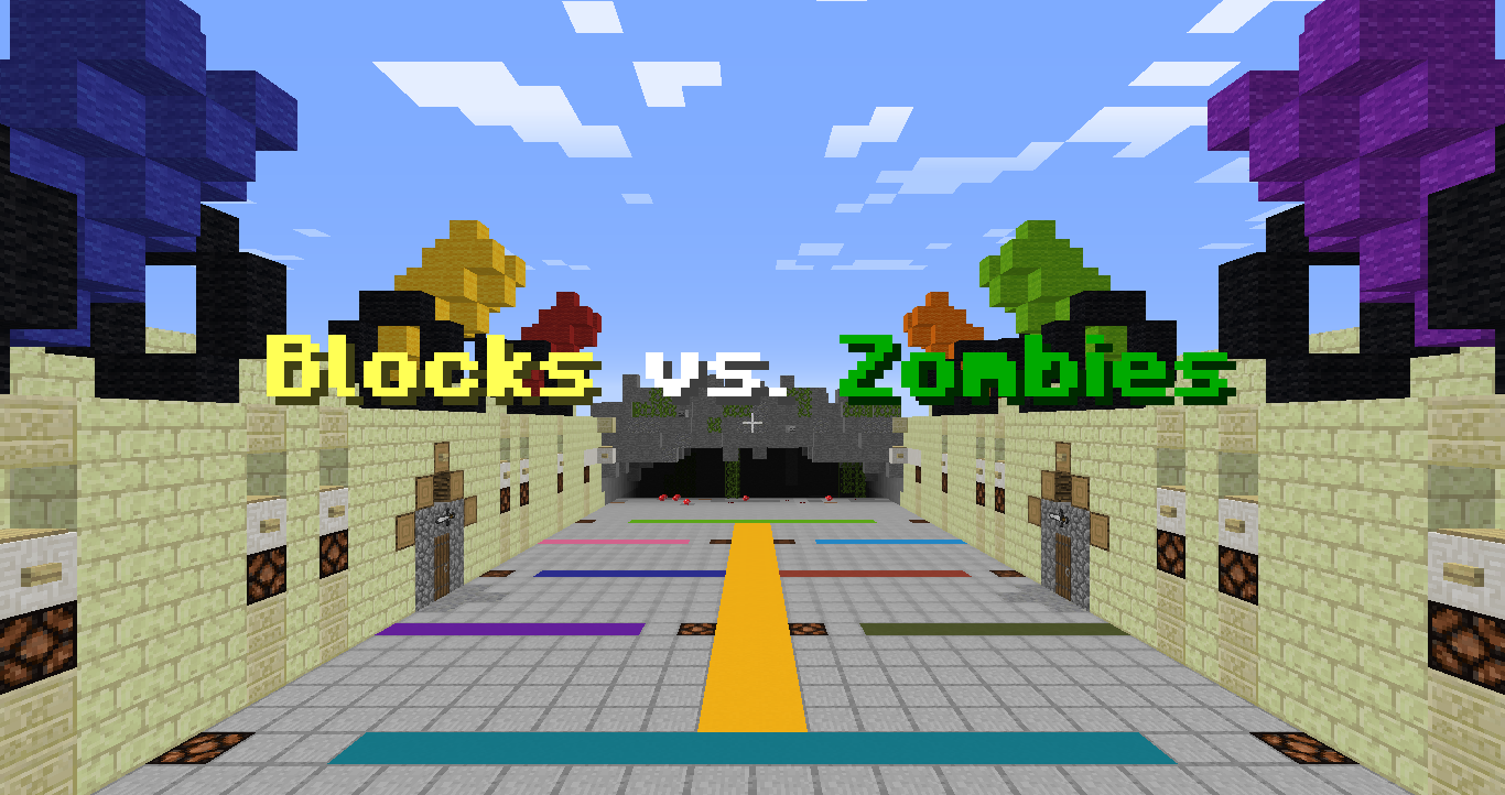 İndir Blocks vs. Zombies: Fanmade için Minecraft 1.13.2