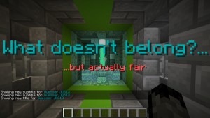 İndir Actually Fair What Doesn't Belong için Minecraft 1.14