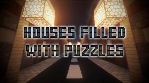 İndir Houses Filled With Puzzles için Minecraft 1.12.2