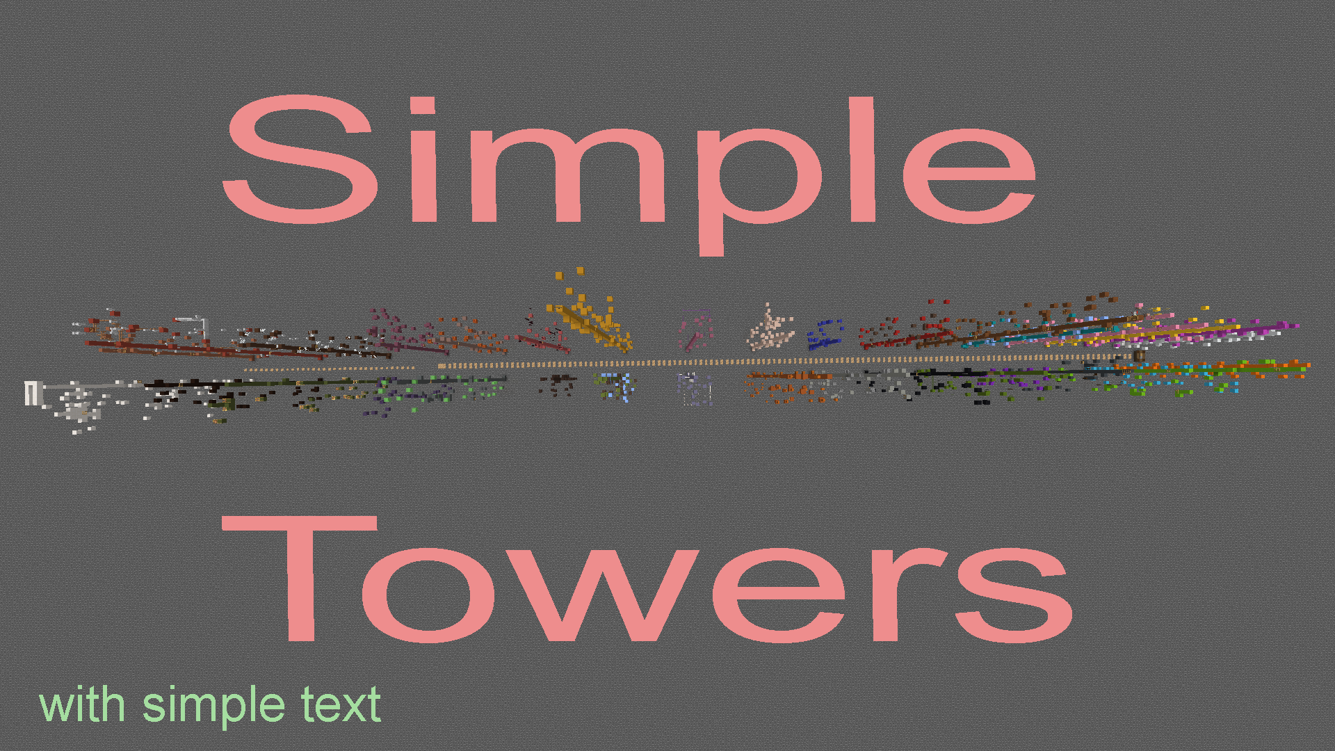 İndir Simple Towers için Minecraft 1.14.3
