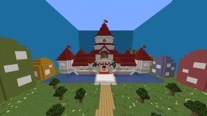 İndir Super Mario Peach's Castle için Minecraft 1.14.3