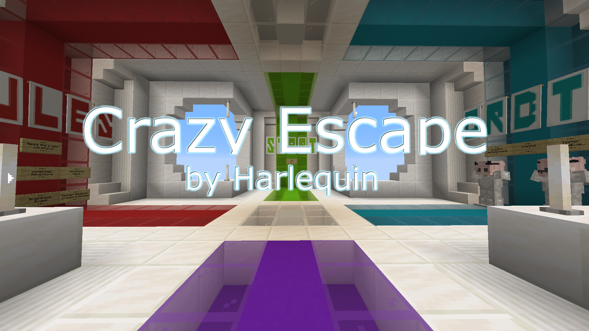 İndir Crazy Escape için Minecraft 1.15.2