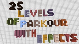 İndir 25 Levels of Parkour With Effects için Minecraft 1.16.3
