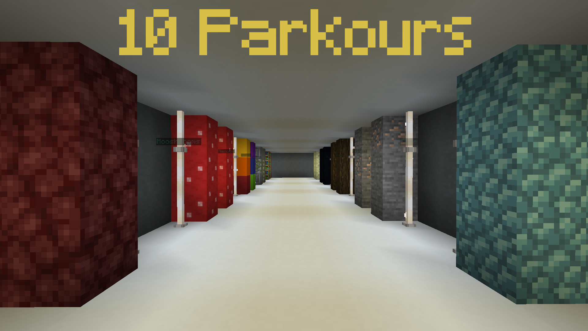 İndir 10 Parkours için Minecraft 1.16.5