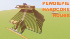 İndir Pewdiepie Hardcore House için Minecraft 1.16.4