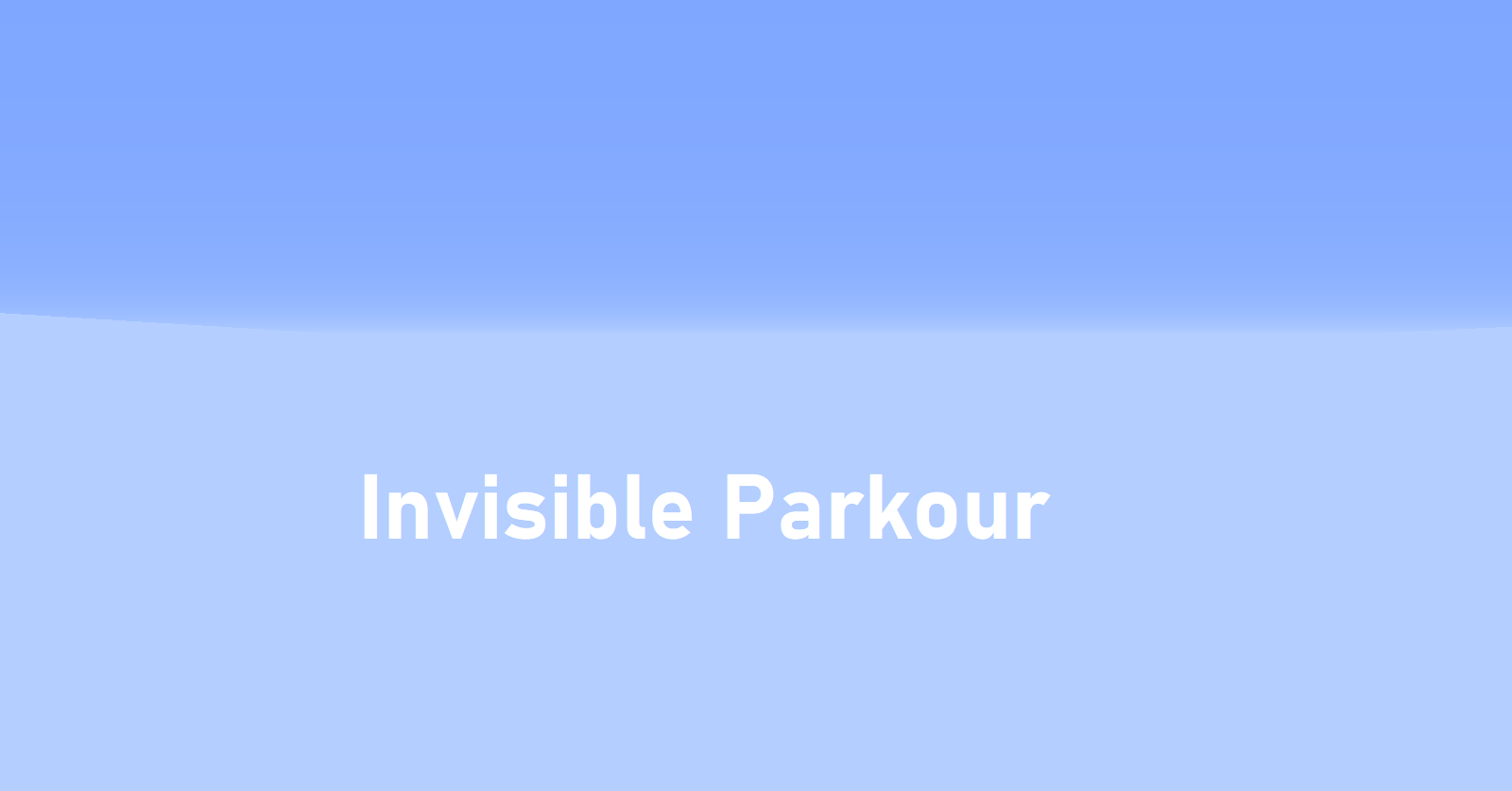 İndir Invisible Parkour için Minecraft 1.16.4