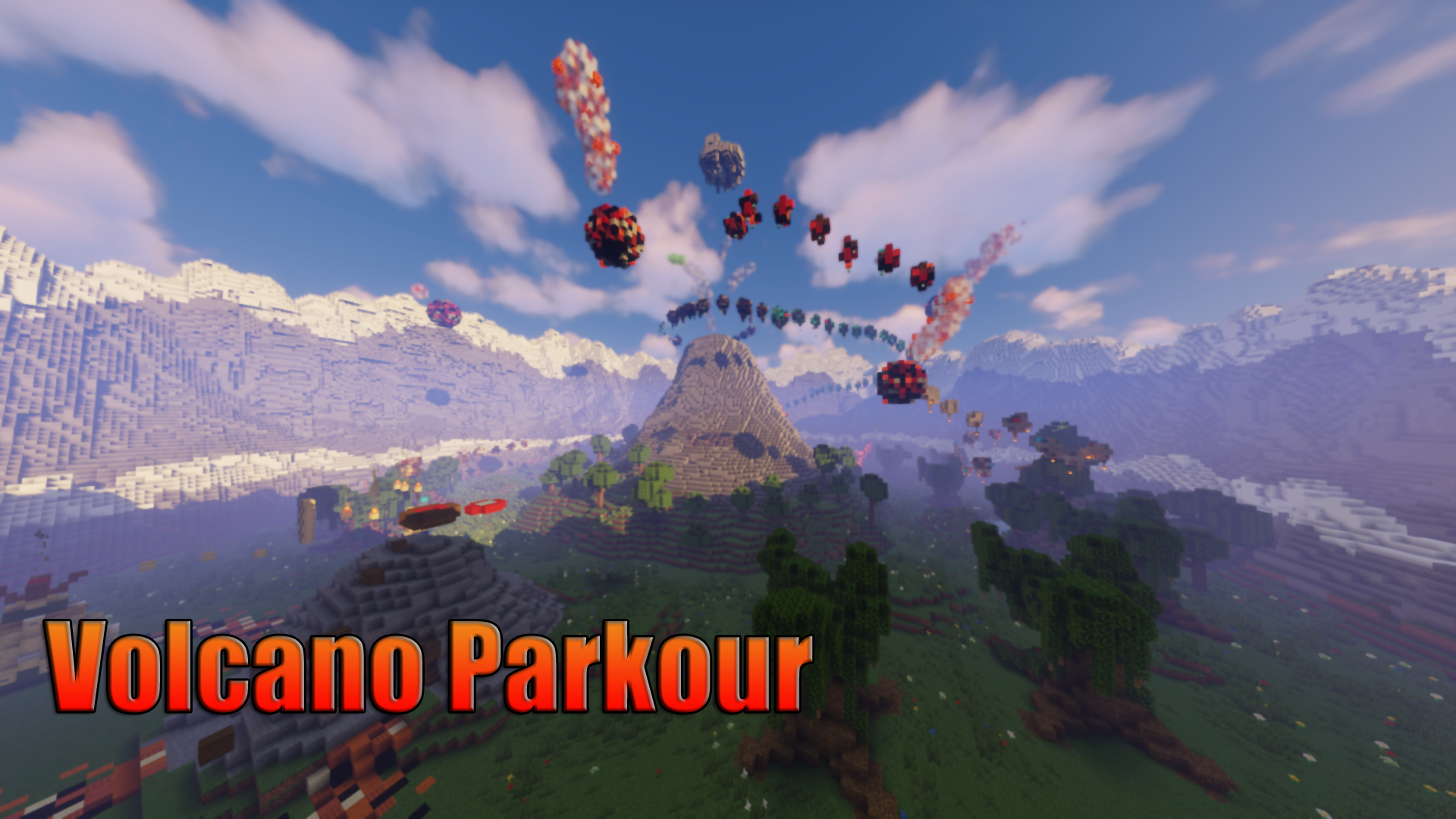 İndir The Volcano Parkour için Minecraft 1.16.5