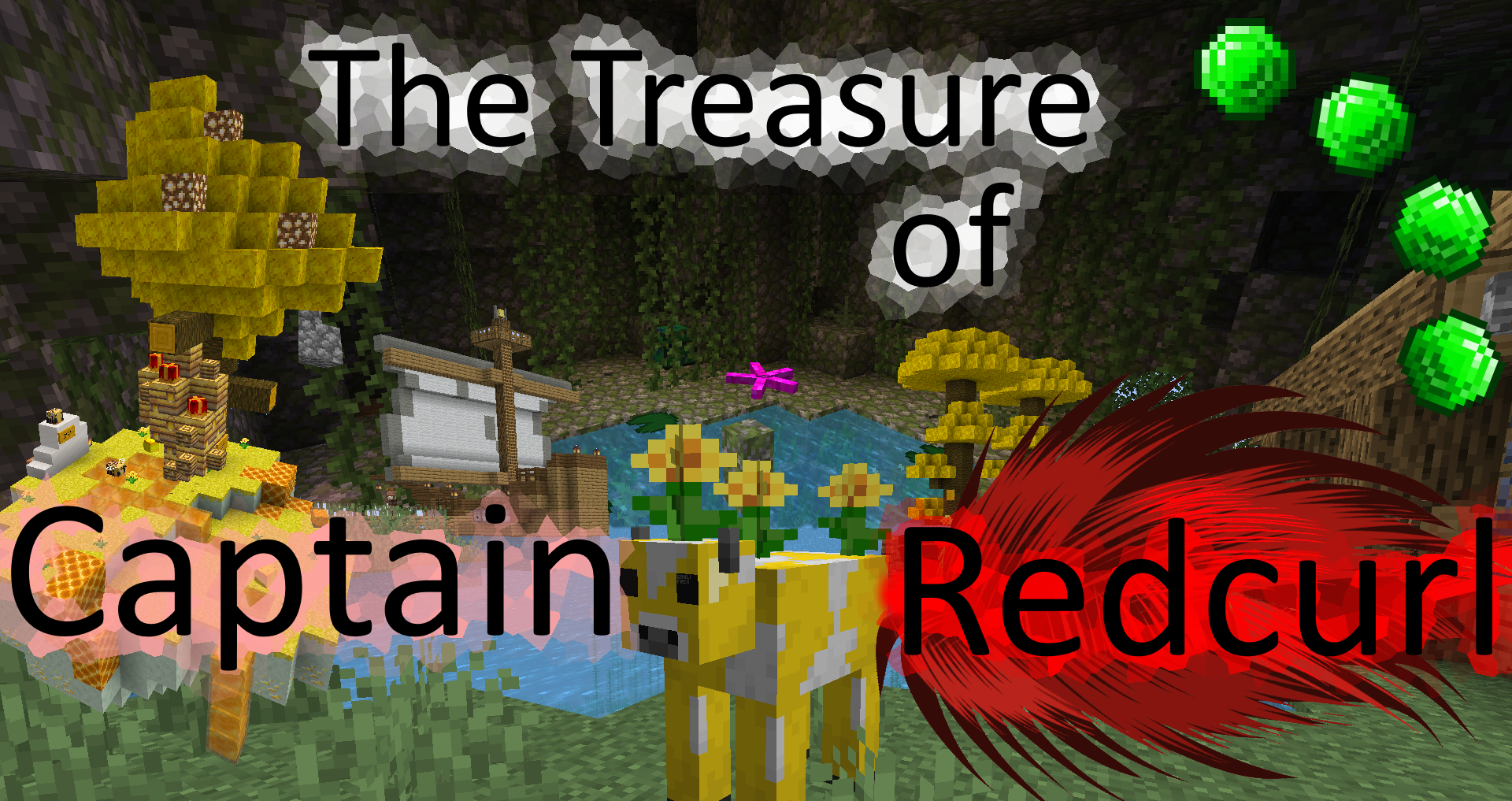 İndir The Treasure of Captain Redcurl için Minecraft 1.16.5