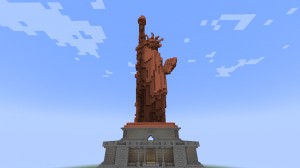İndir Statue of Liberty için Minecraft 1.17