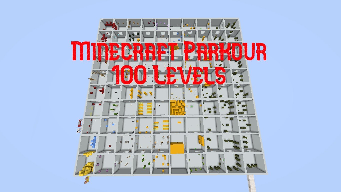İndir MINECRAFT PARKOUR: 100 LEVELS! için Minecraft 1.17.1