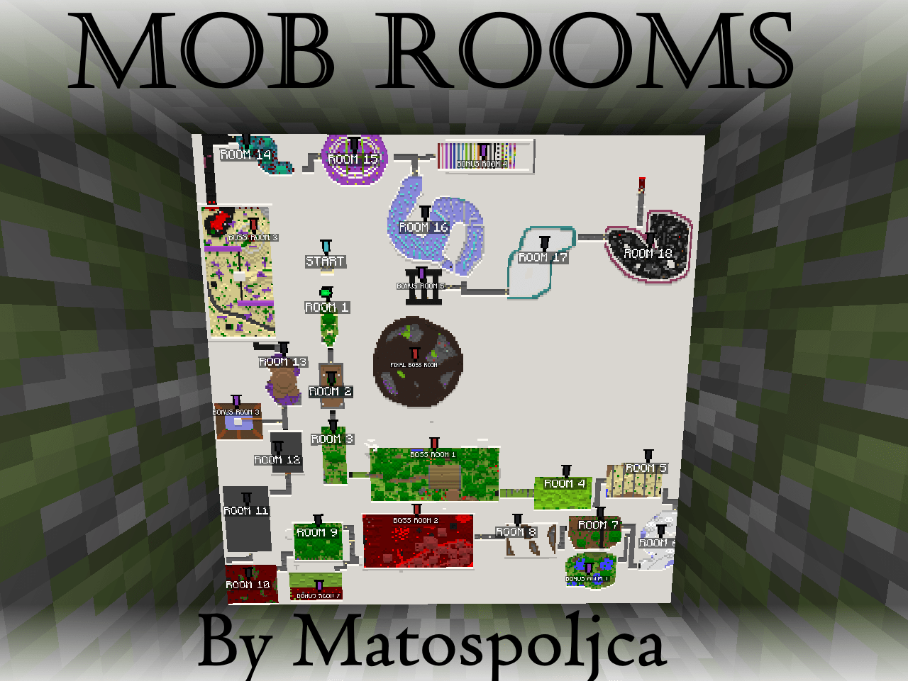 İndir Mob Rooms  1.1 için Minecraft 1.18.1