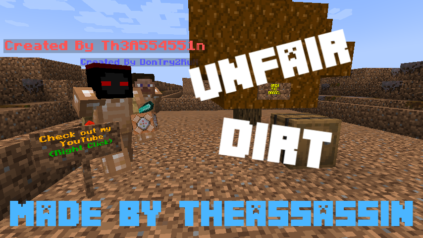 İndir Unfair Dirt 1.2 için Minecraft 1.18.2