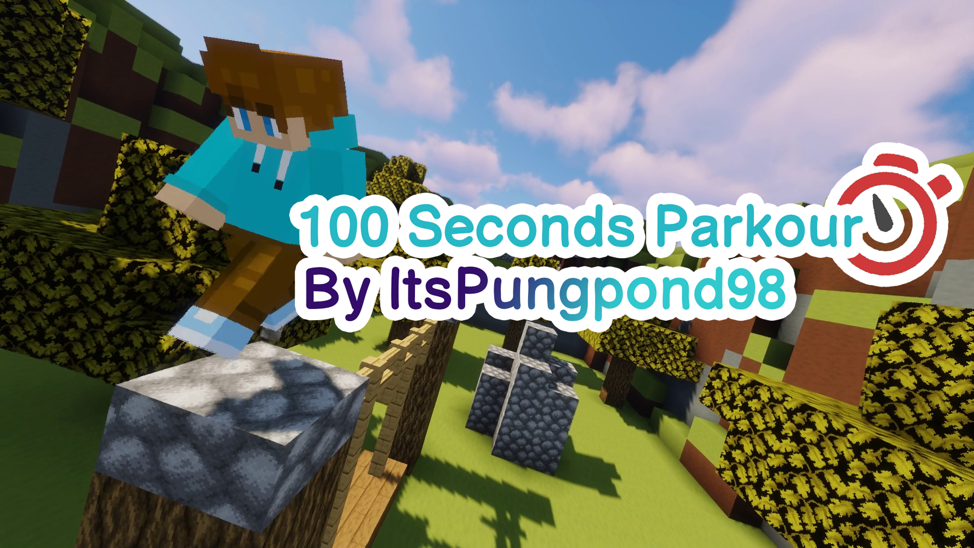 İndir 100 Seconds Parkour 1.0 için Minecraft 1.19.2
