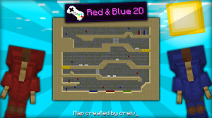 İndir Red & Blue 2D 1.0 için Minecraft 1.19.2