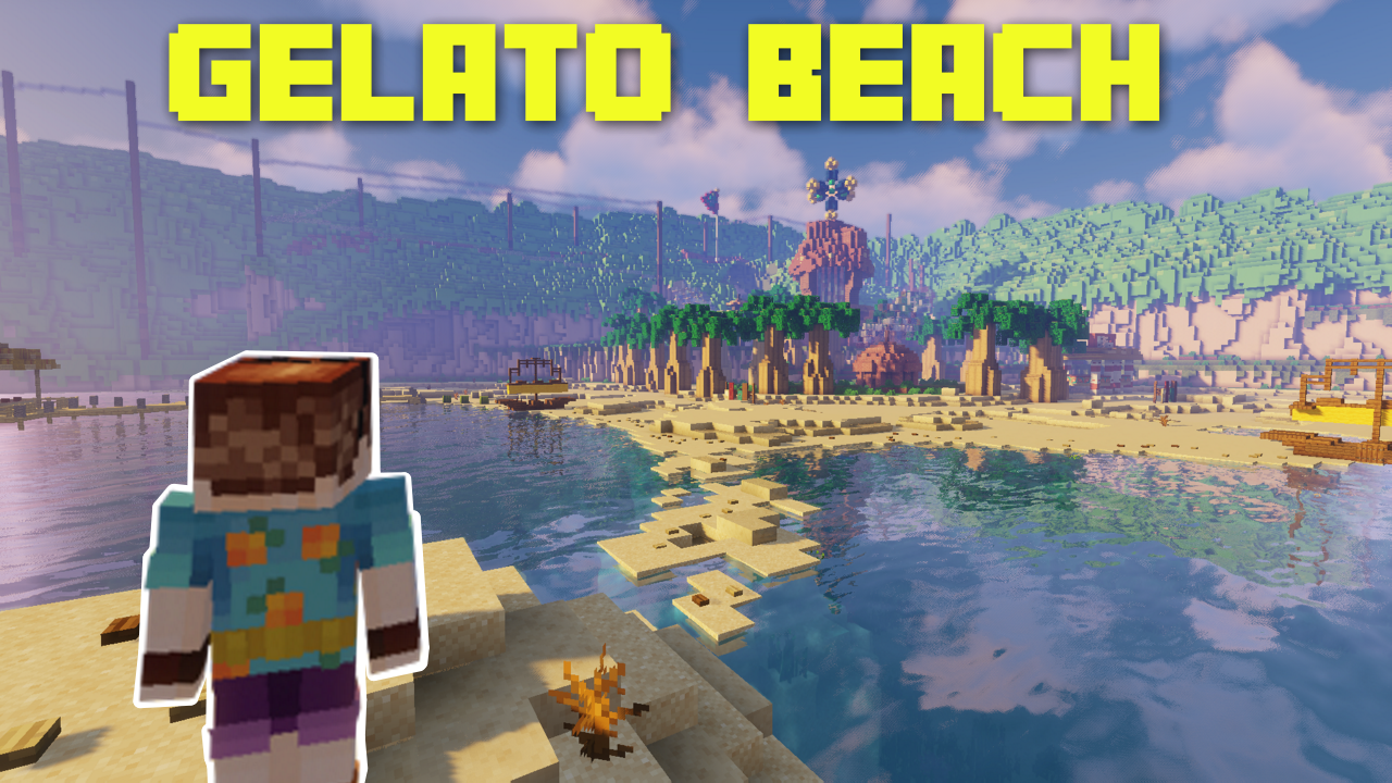 İndir Gelato Beach! (Super Mario Sunshine) 1.0 için Minecraft 1.19