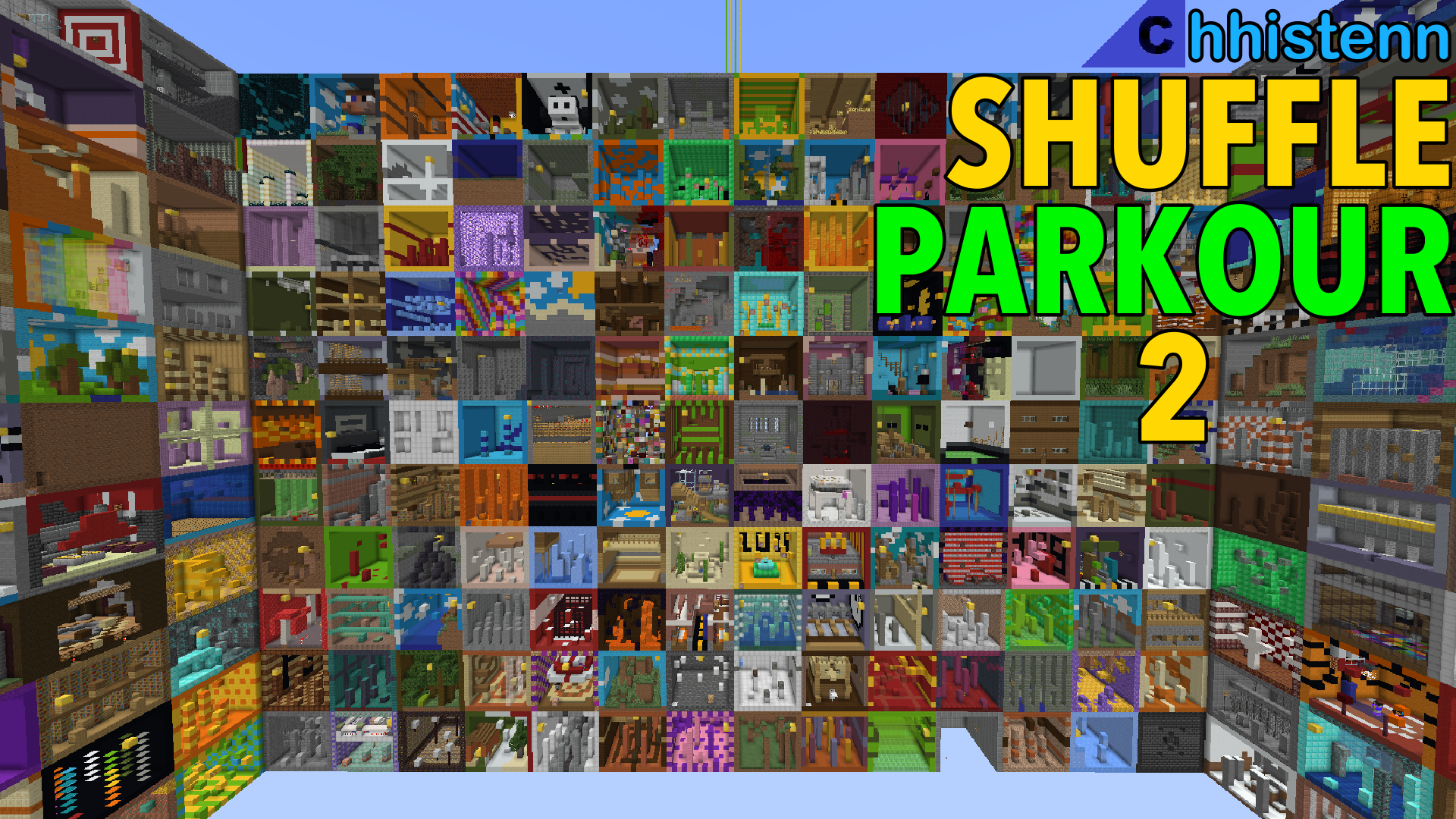 İndir Shuffle Parkour 2 1.2 için Minecraft 1.19.2