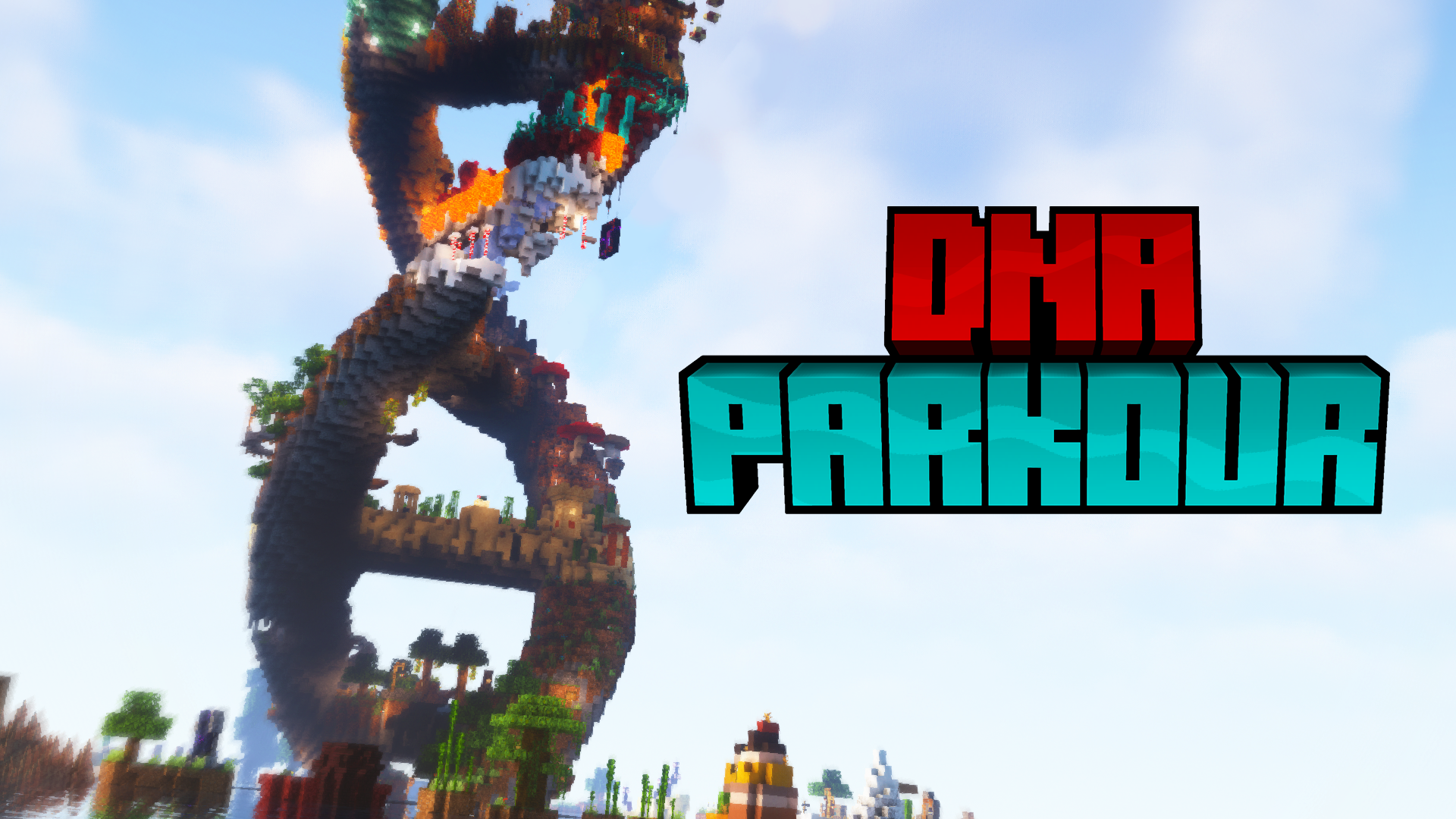 İndir DNA Parkour 1.0 için Minecraft 1.19