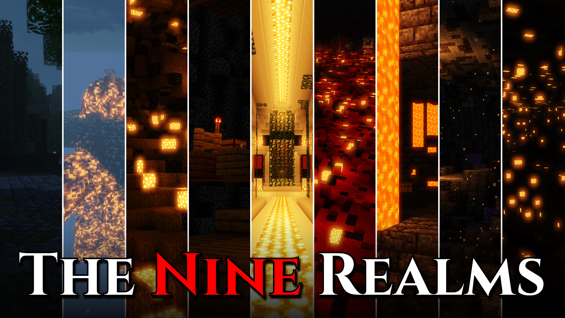 İndir The Nine Realms 1.05 için Minecraft 1.17.1