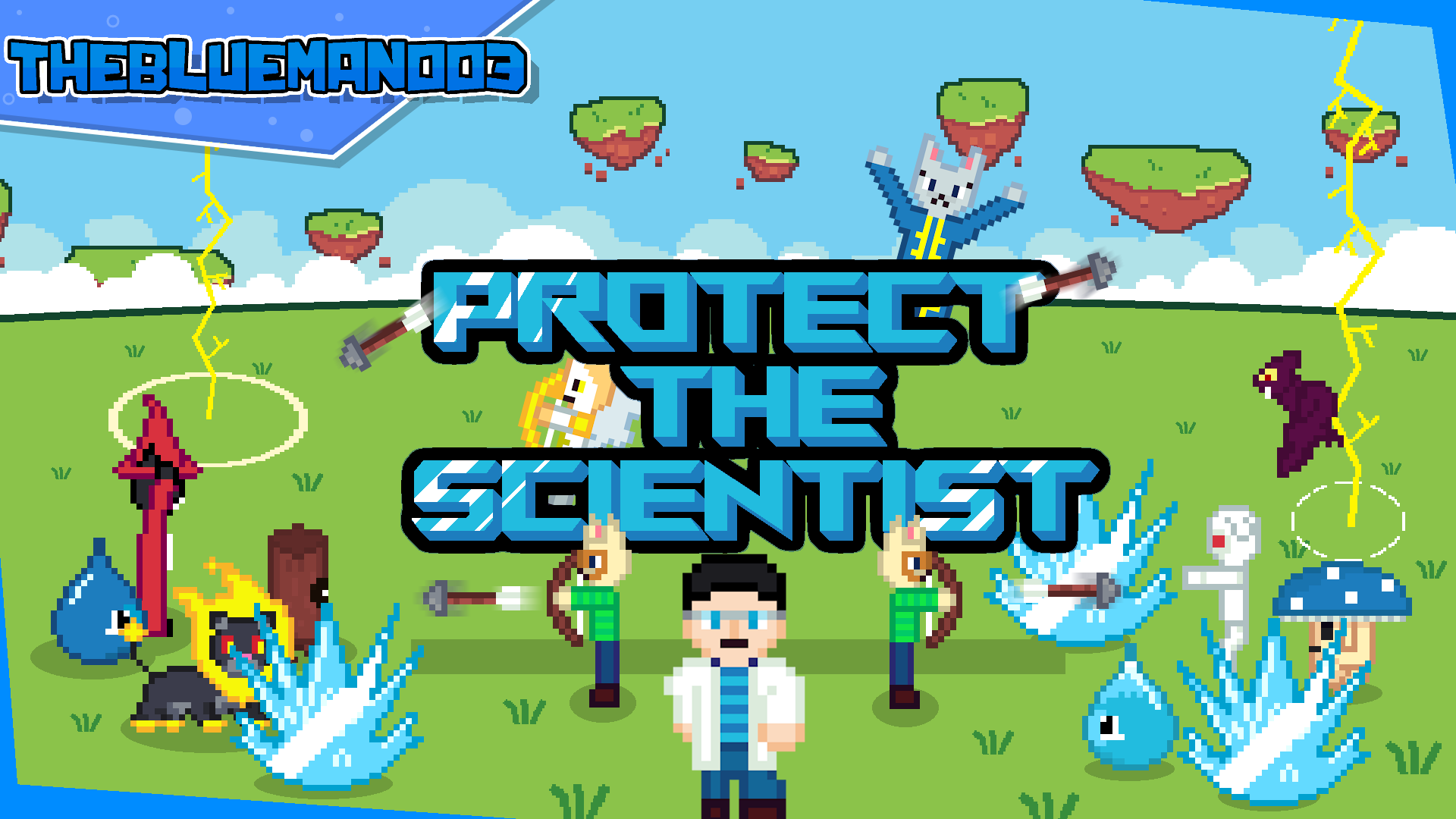 İndir Protect the Scientist 1.0.0 için Minecraft 1.20.2