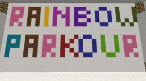 İndir Easiest Rainbow Parkour için Minecraft 1.12.2