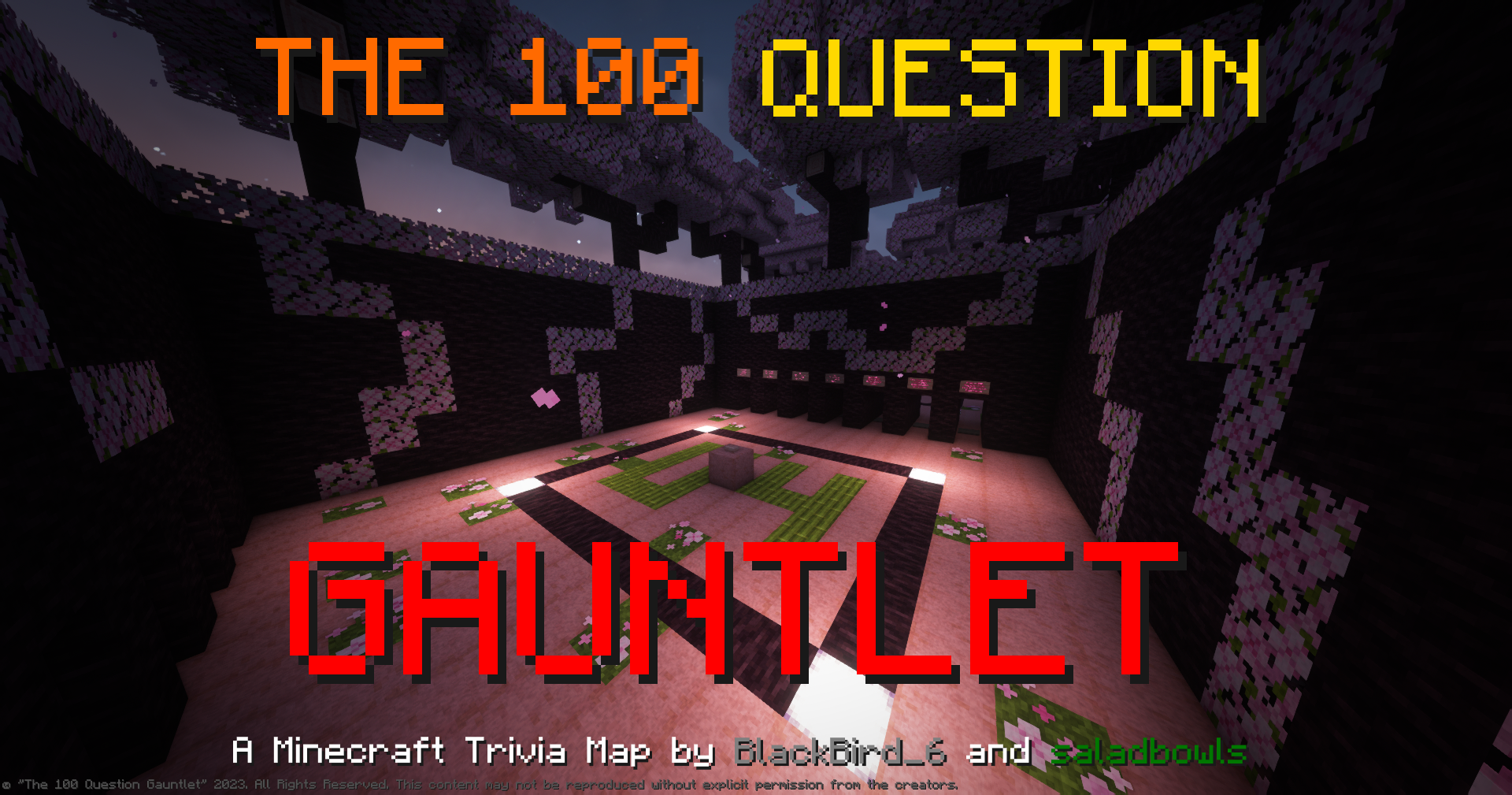 İndir The 100 Question Gauntlet 1.0.3 için Minecraft 1.20.1