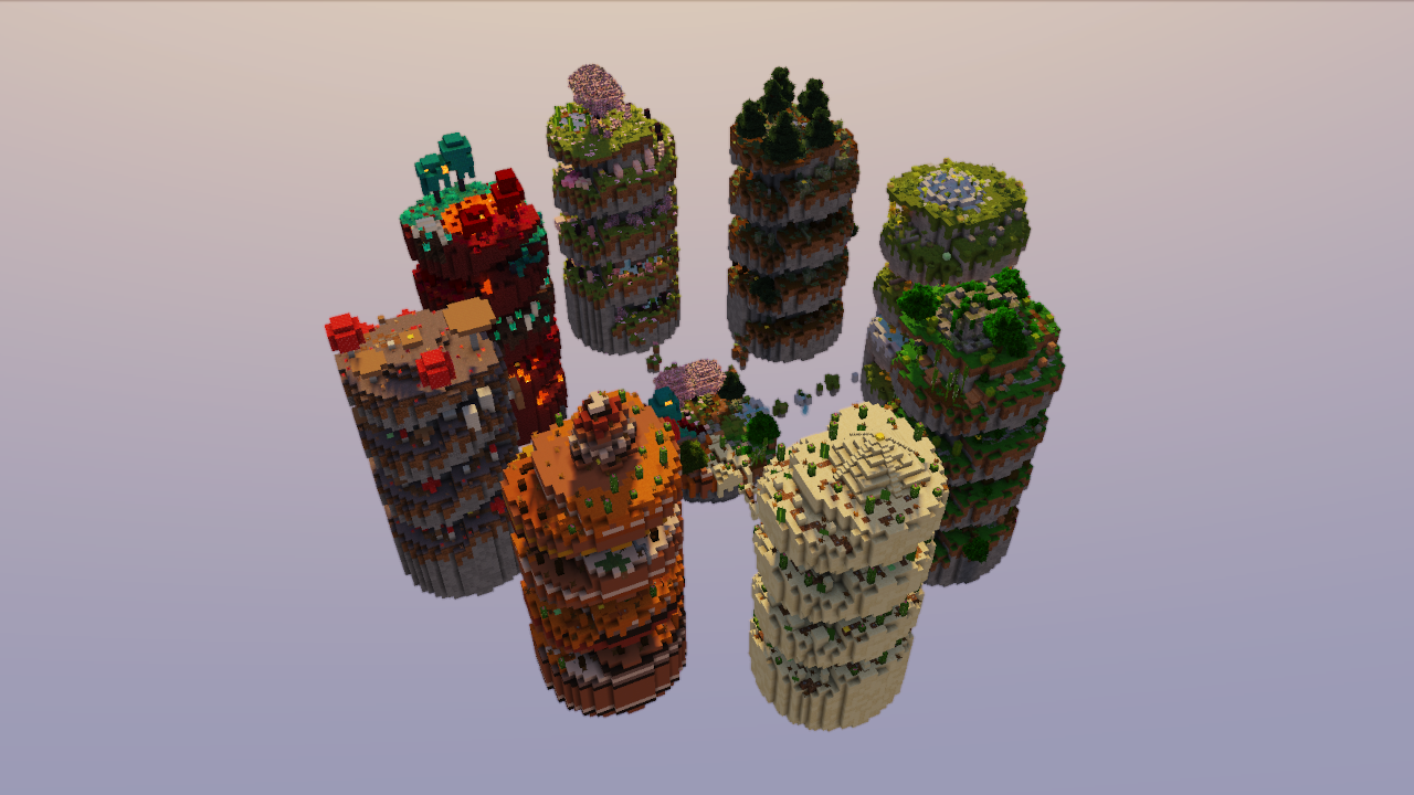 İndir Floating Biomes 1.0 için Minecraft 1.20.1