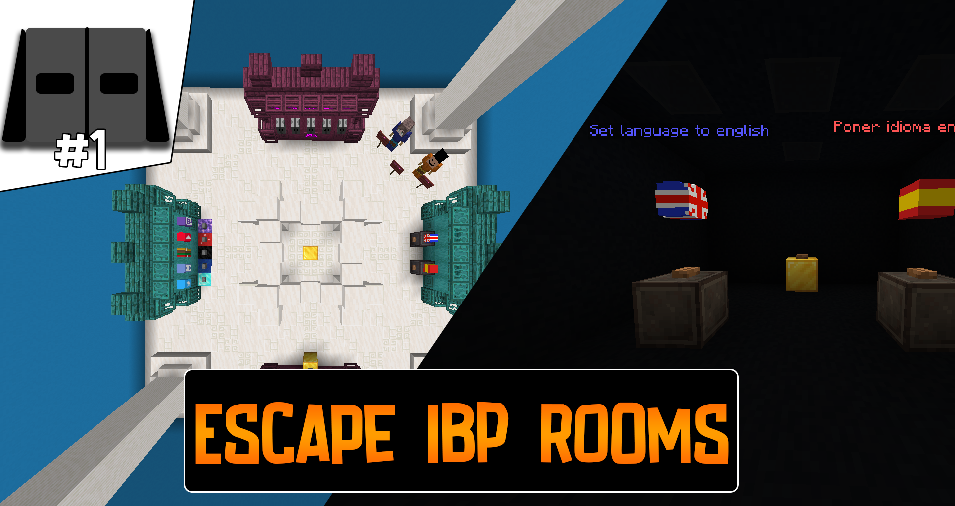 İndir Escape IBP rooms 1.1 için Minecraft 1.19.4