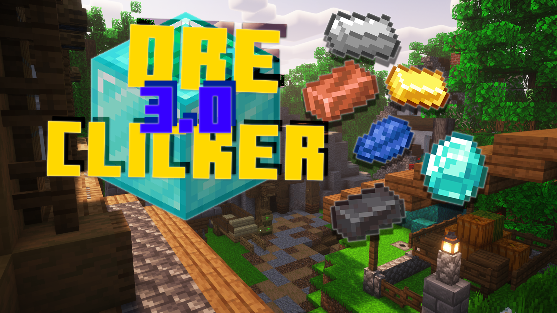 İndir OreClicker 3.0 için Minecraft 1.20