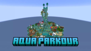 İndir Aqua Parkour için Minecraft 1.21.3