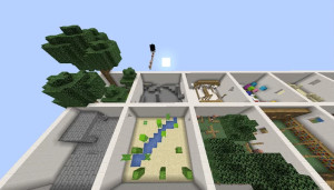 İndir Parkour Through Squares için Minecraft 1.21.5