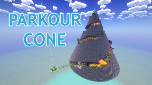 İndir Parkour Cone için Minecraft 1.21.7