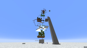 İndir Getting Over It Styled Parkour Map için Minecraft 1.21.4