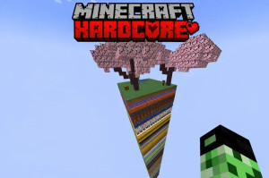 İndir Hardcore: 1 Chunk – 100 Floors – Custom Economy için Minecraft 1.20